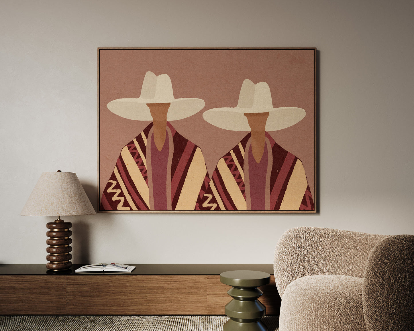 The Twins Canvas