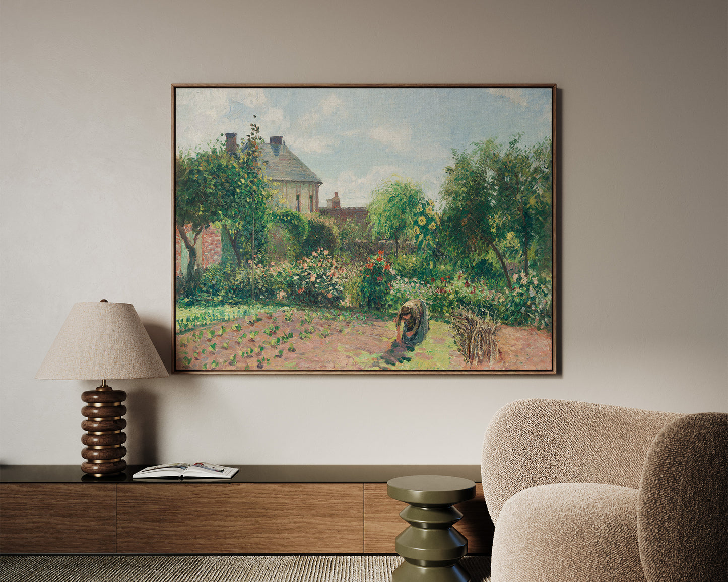The Artist's Garden Canvas