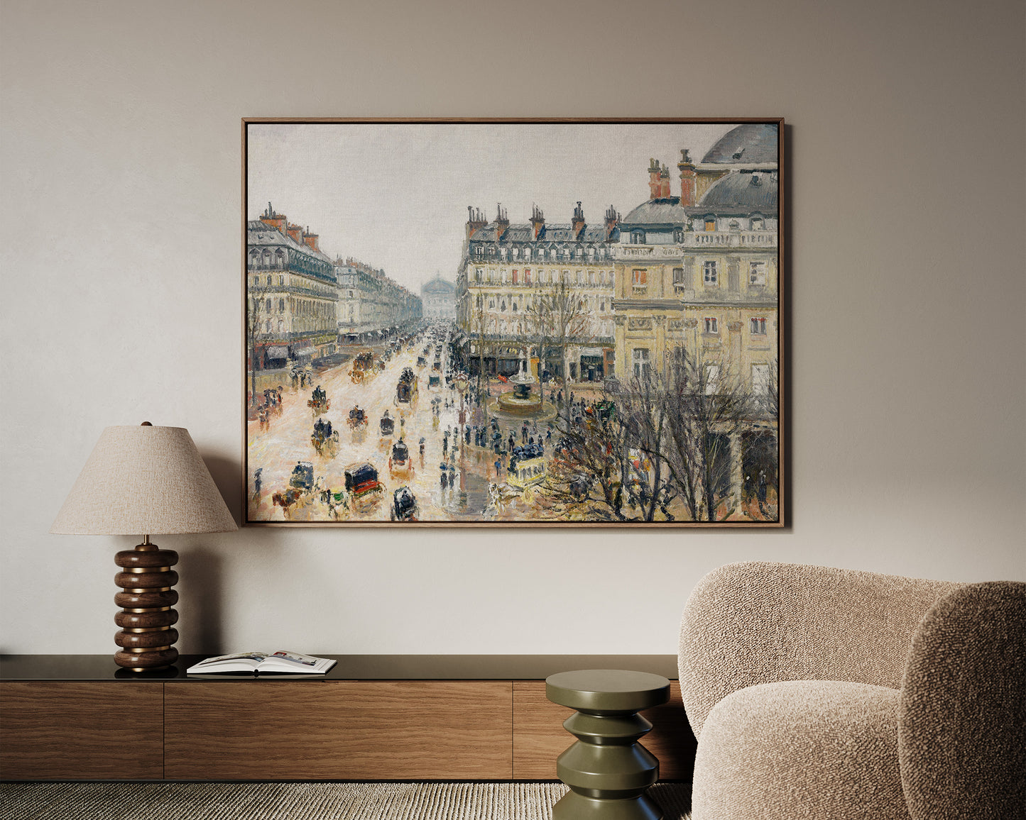 Theatre Square Paris Canvas