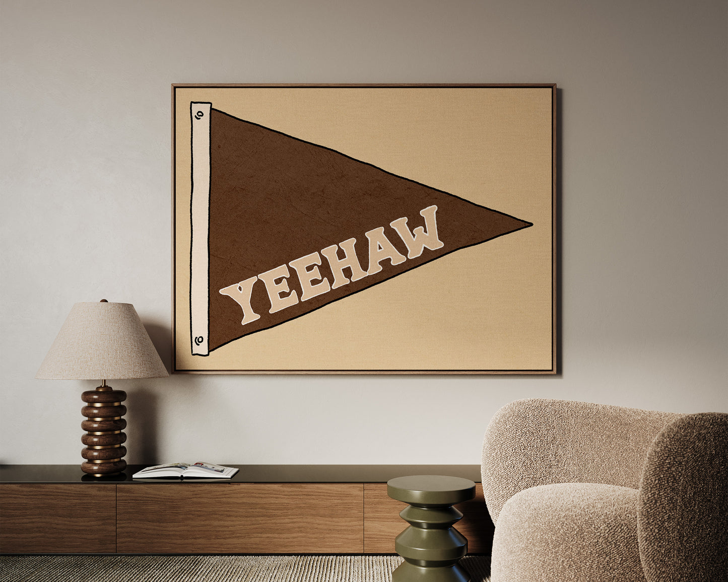 Yeehaw Flag Canvas