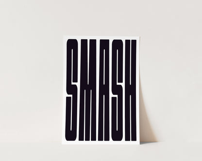 Smash Art Wall Art Print