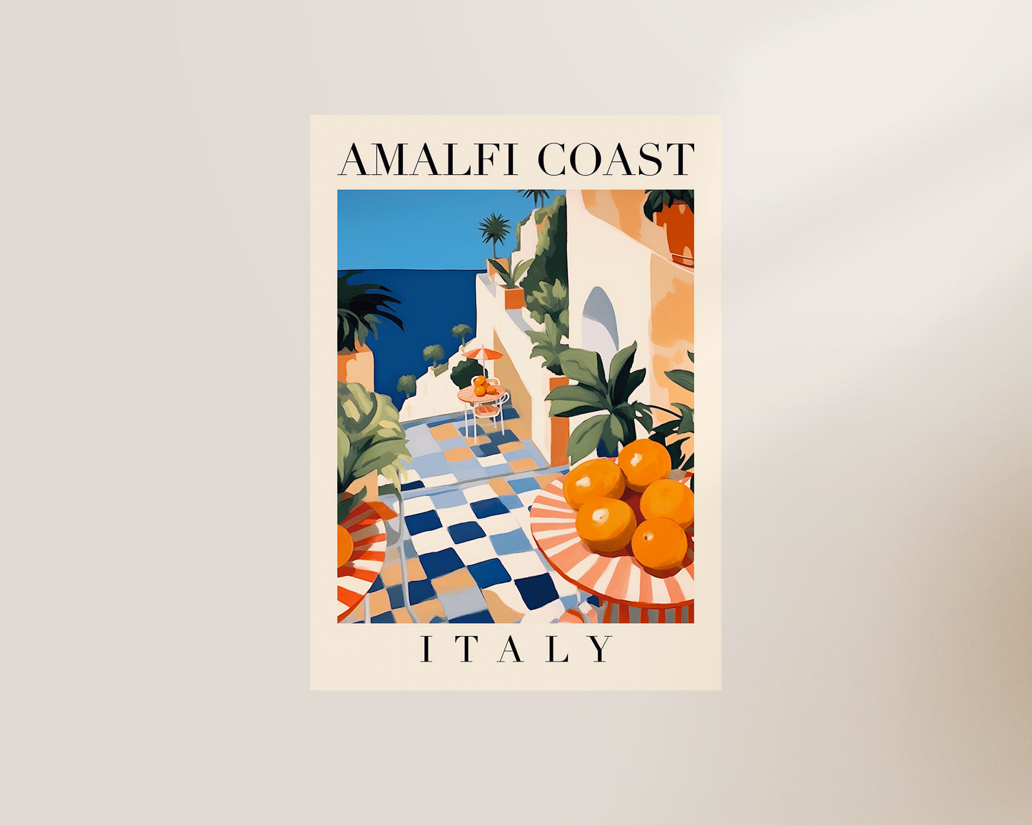 Amalfi Coast Art Poster