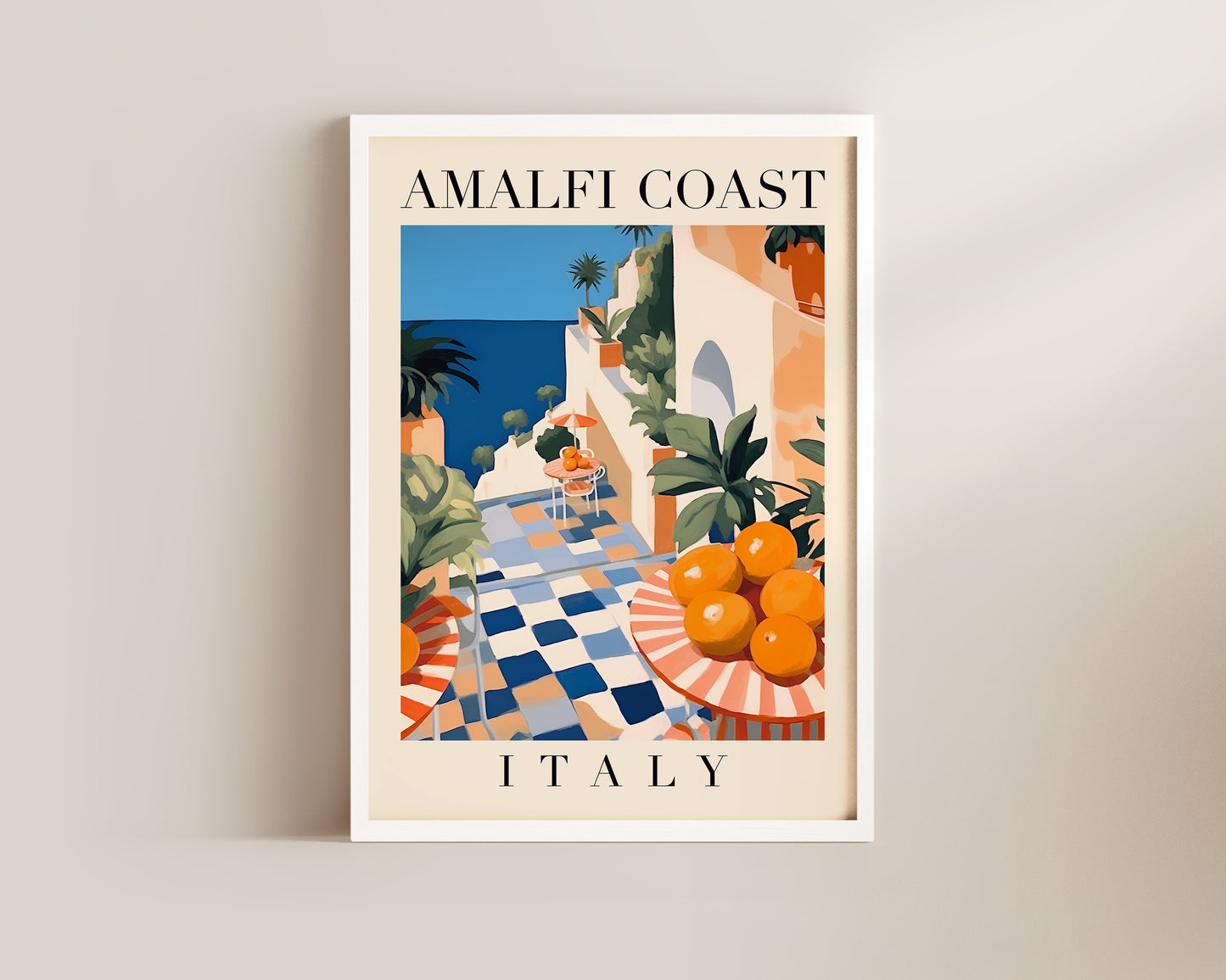 Amalfi Coast Art Poster