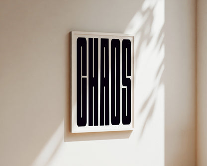 Chaos Art Wall Art Print