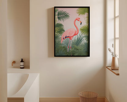 Flamingo Print