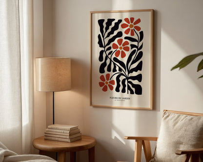 Fleurs Du Jardin Wall Art Print