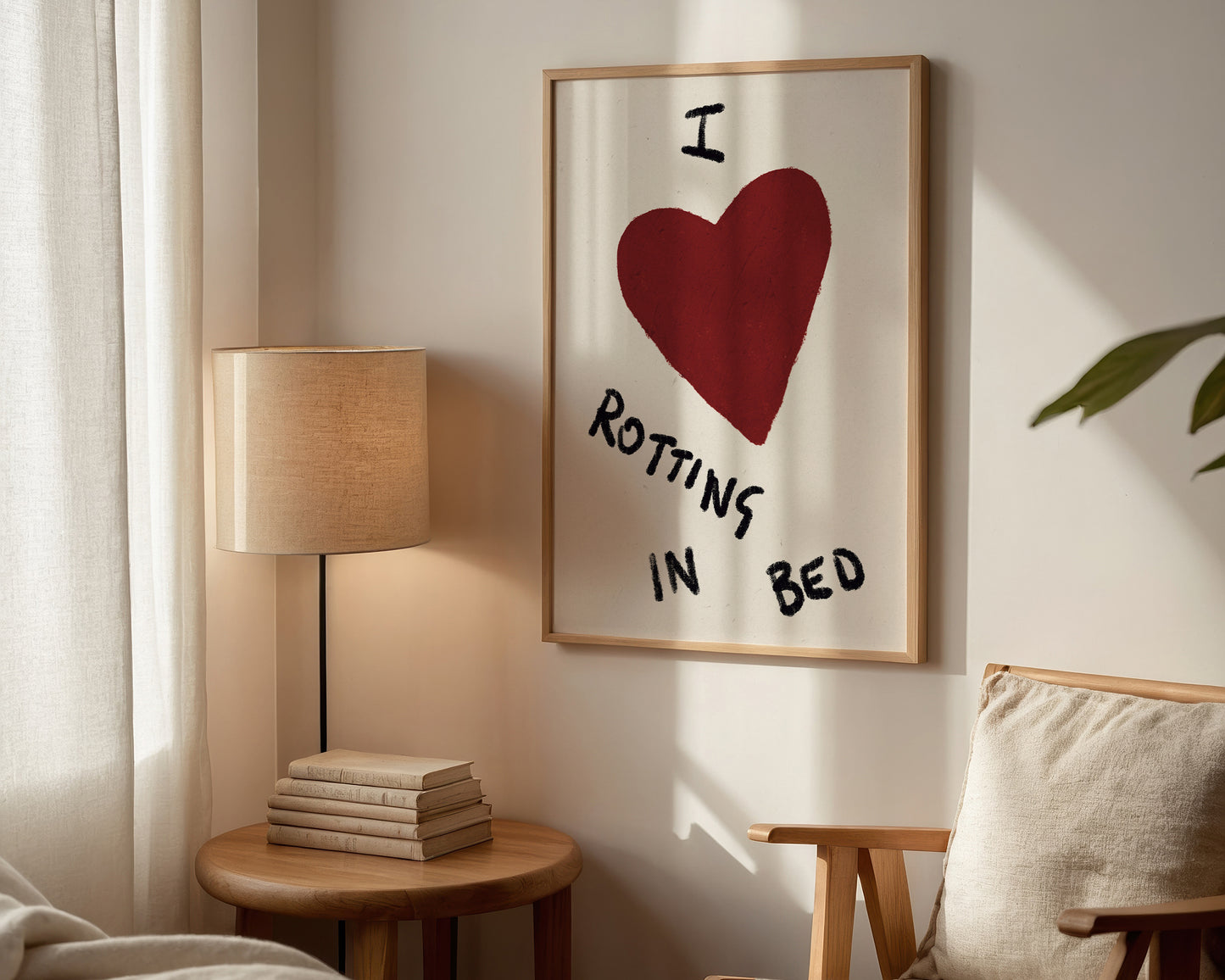 Rotting In Bed Art Print