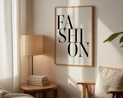 Fashion Art Wall Art Print