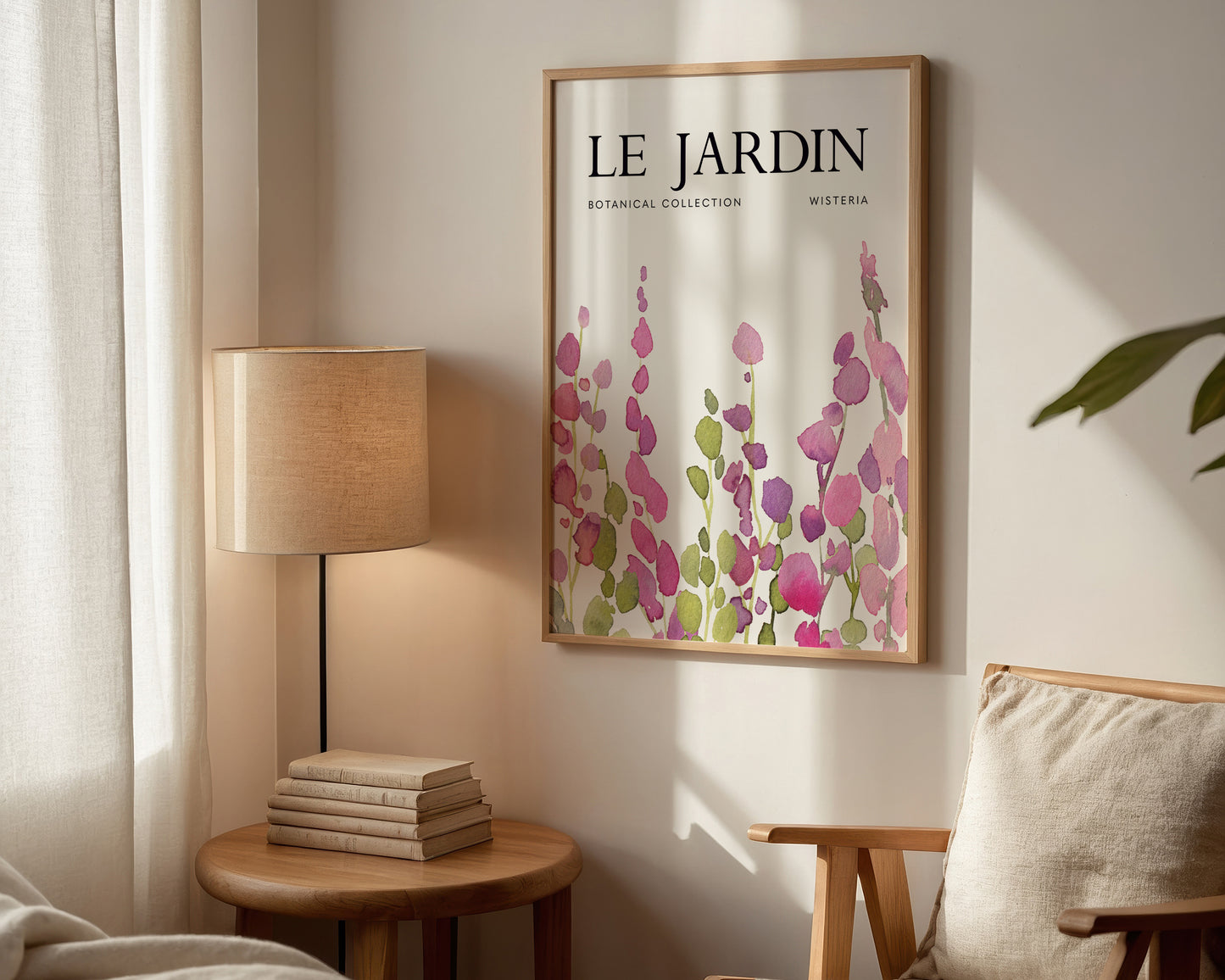 Le Jardin Wisteria Print