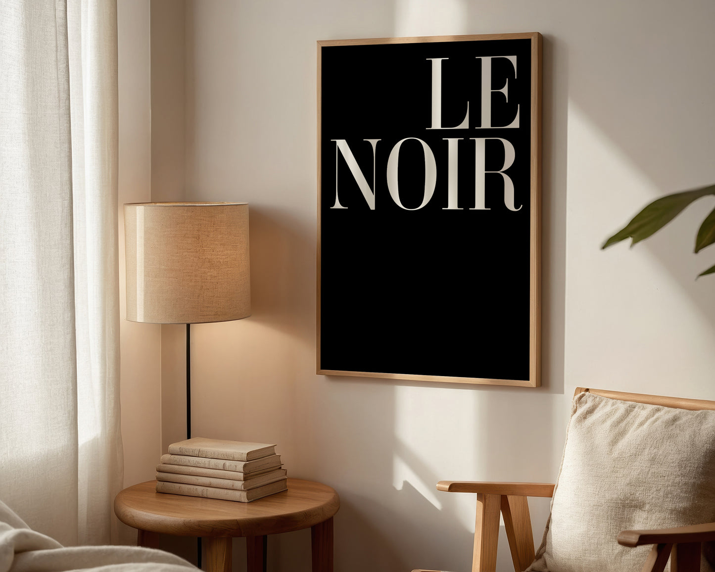 Le Noir Art Print