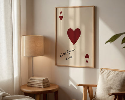 Lucky In Love Print