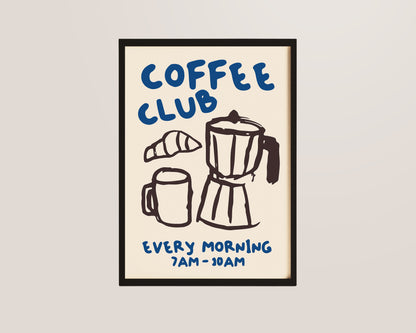 Coffee Club Print