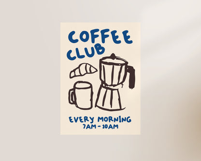Coffee Club Print