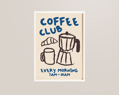Coffee Club Print