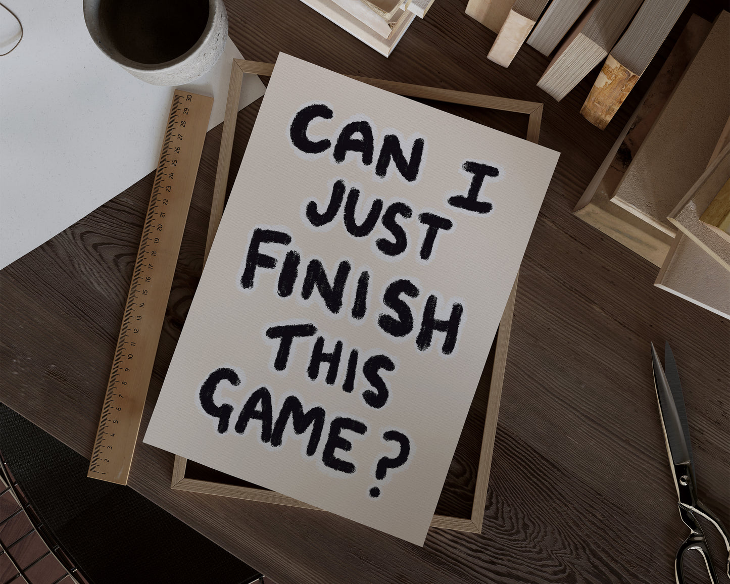 Finish This Game Gaming Print