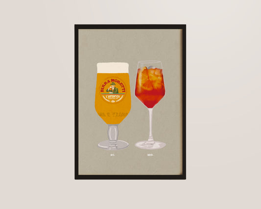 Moretti & Aperol Print