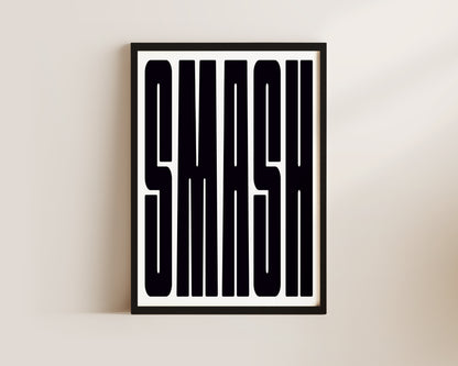 Smash Art Wall Art Print