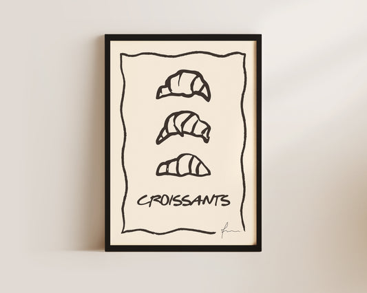 Croissants Print