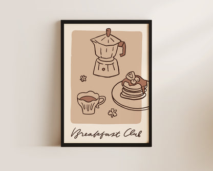 Breakfast Club Dainty Wall Art Print