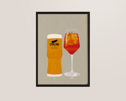 Carling & Aperol Print