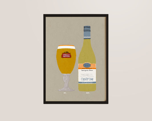 Stella Artois & Oyster Bay Print