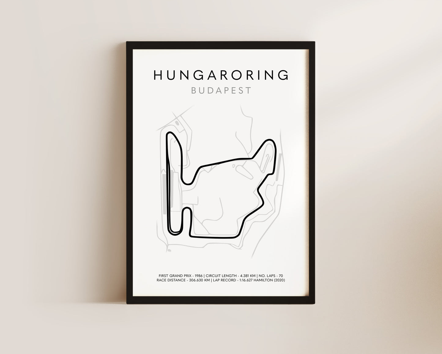 F1 Hungarian Grand Prix Art Poster