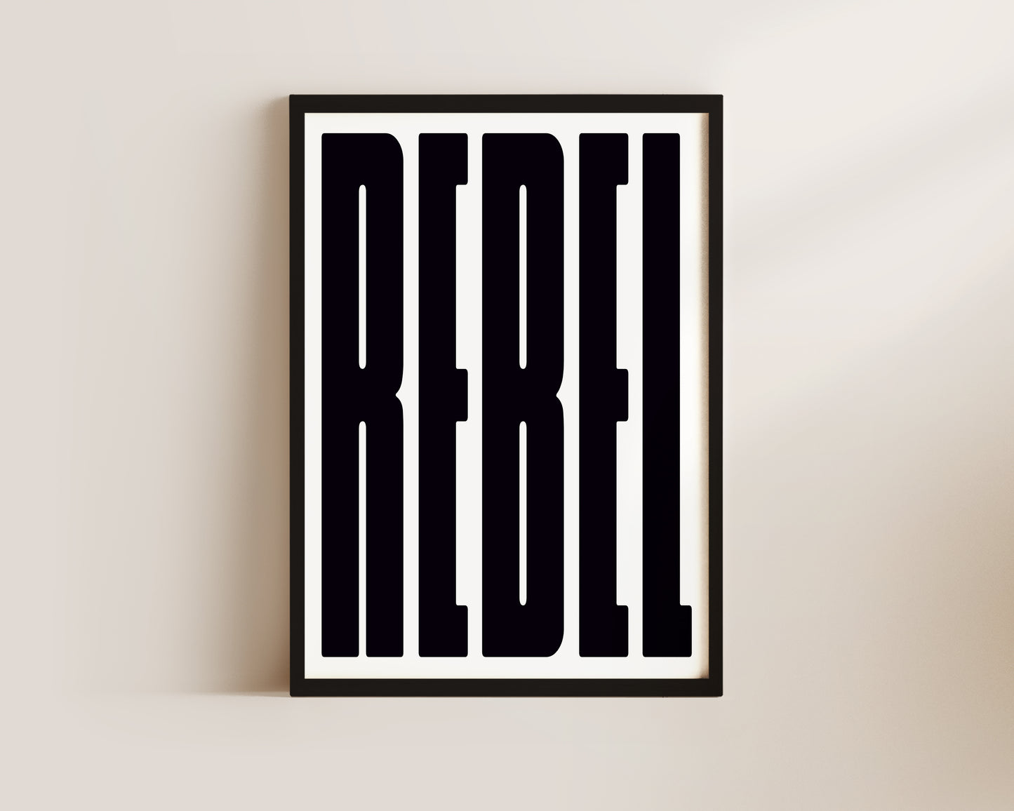 Rebel Art Print