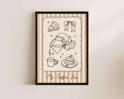 My Coffee Era Wall Art Print