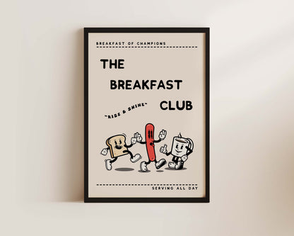 The Breakfast Club Wall Art Print