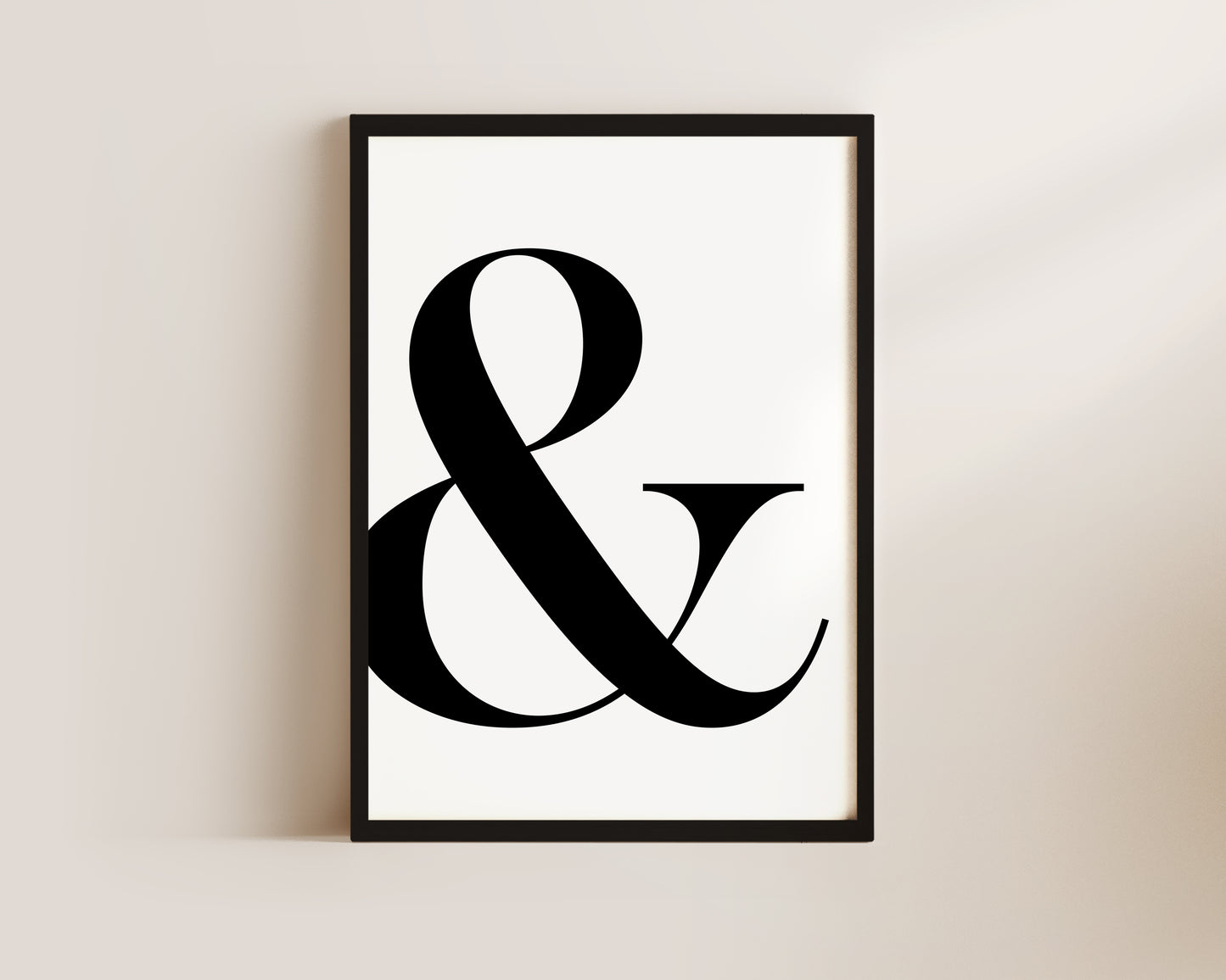 Ampersand Art Print