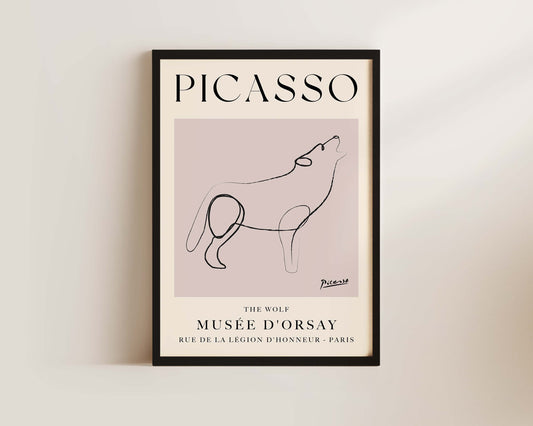 Picasso The Wolf Art Print