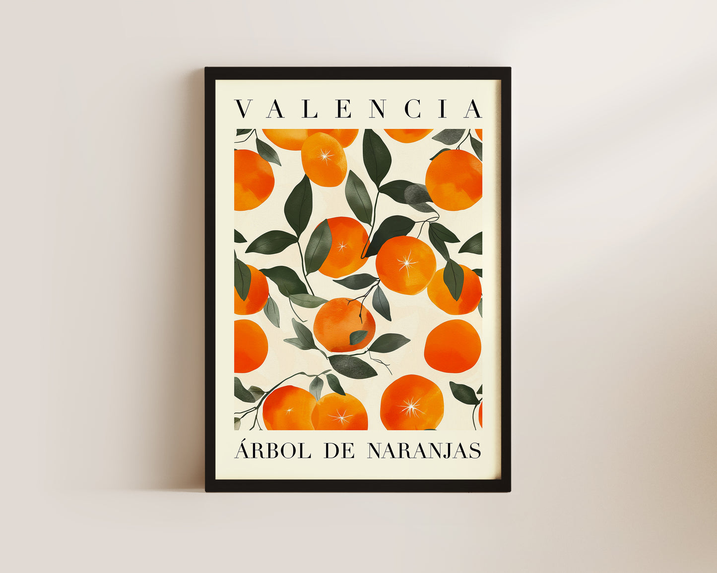 Valencia Oranges Art Print