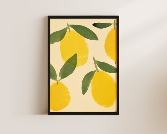 Lemons Art Print