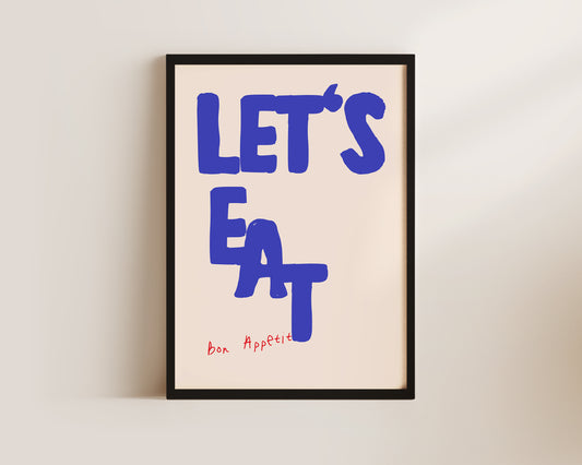 Lets Eat Print