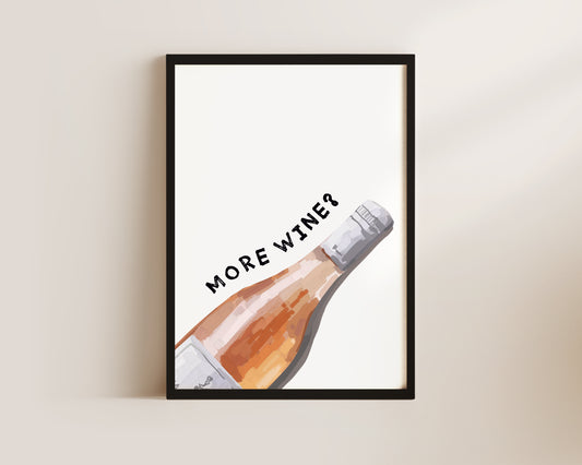 More Wine Print