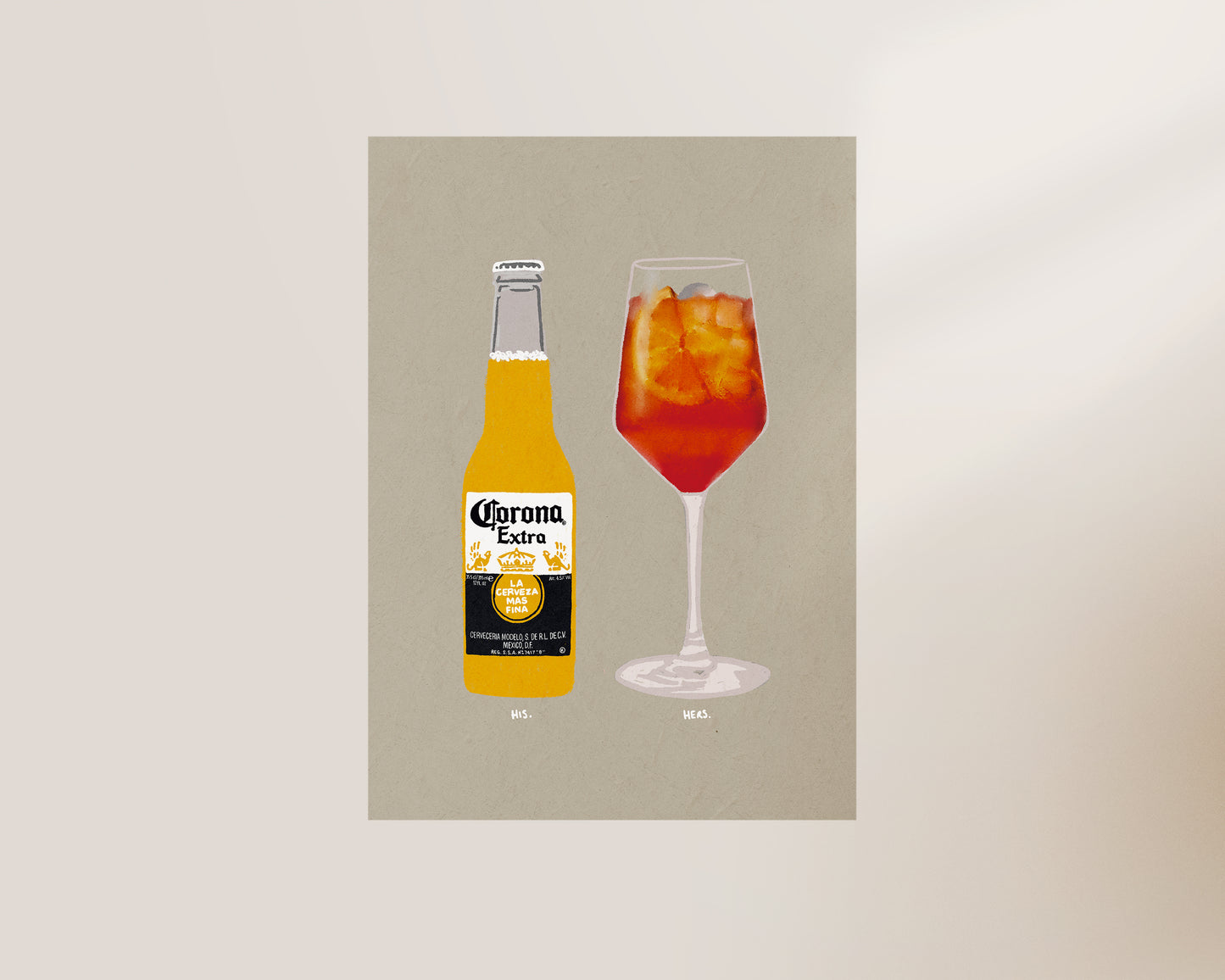 Corona & Aperol Print