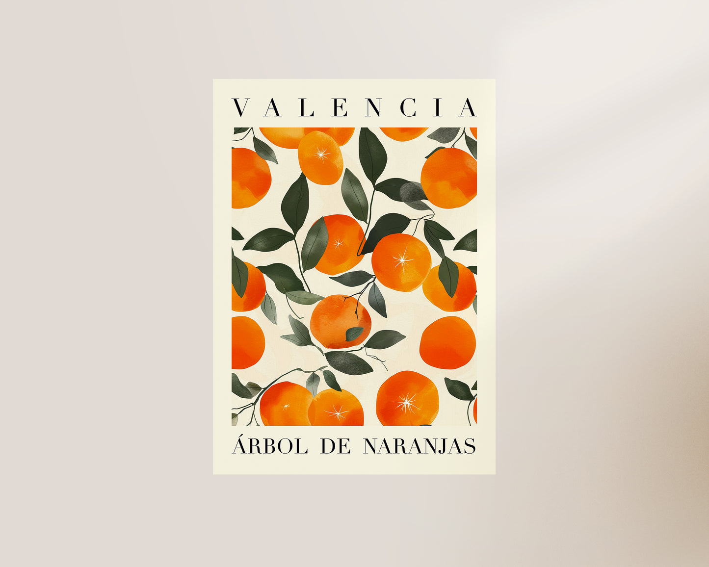 Valencia Oranges Art Print