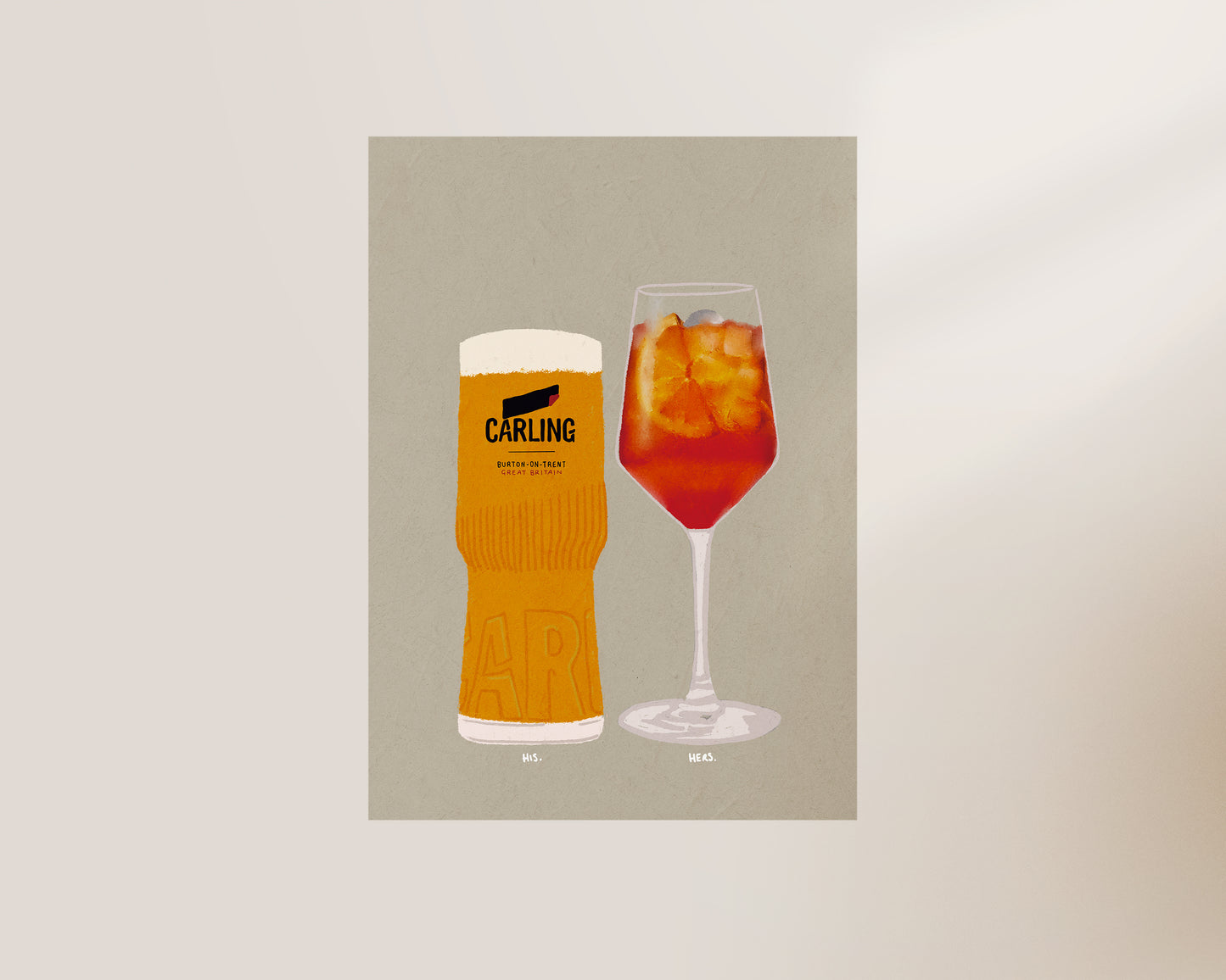 Carling & Aperol Print