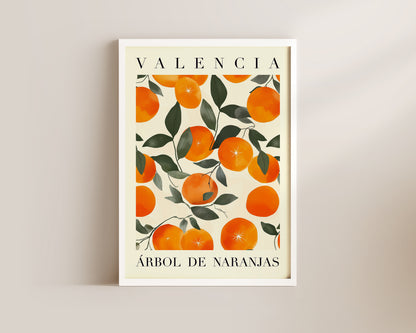 Valencia Oranges Art Wall Art Print