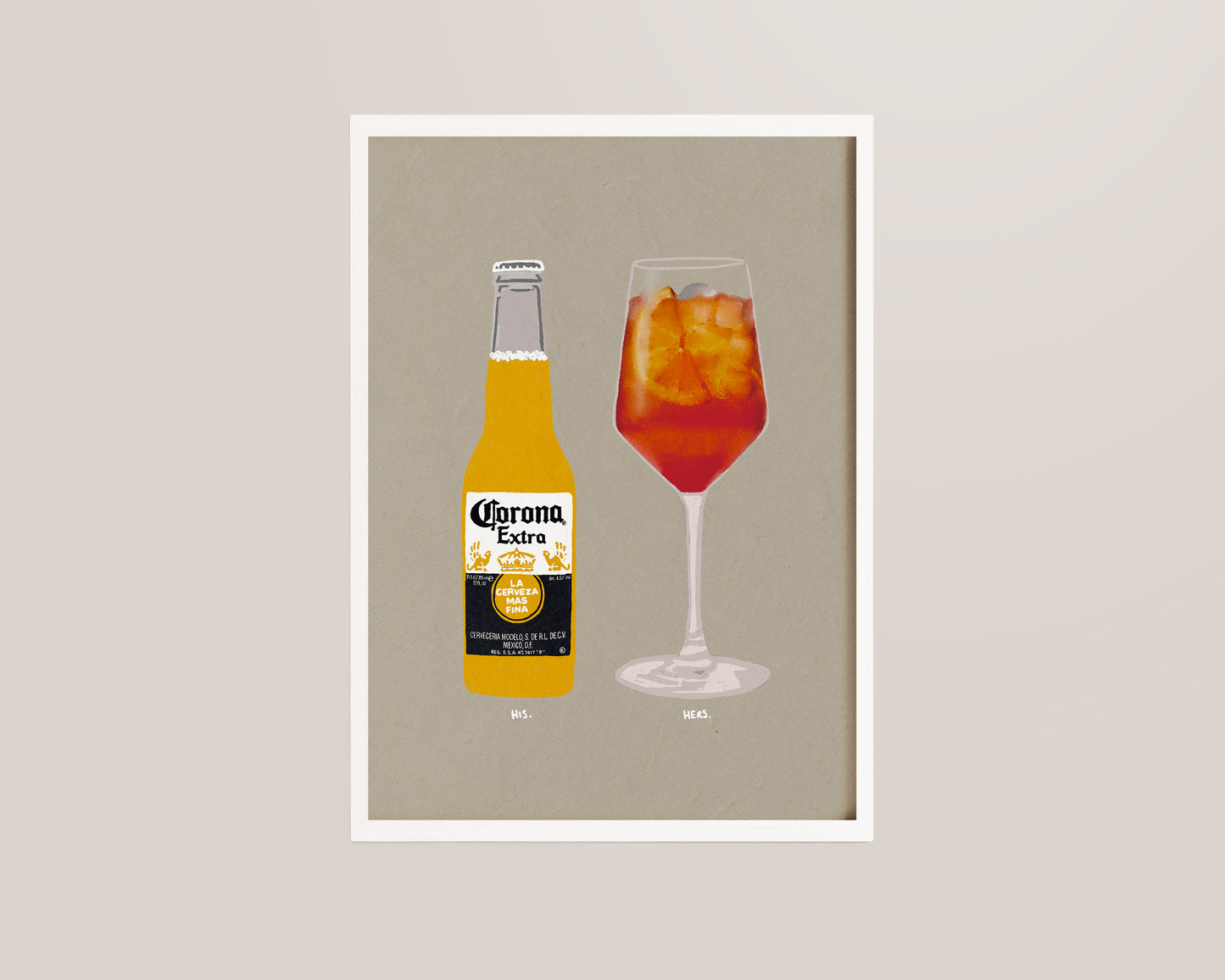 Corona & Aperol Print