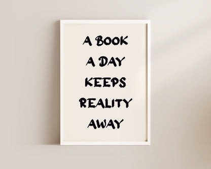 A Book A Day Wall Art Print