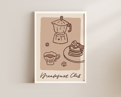 Breakfast Club Dainty Wall Art Print