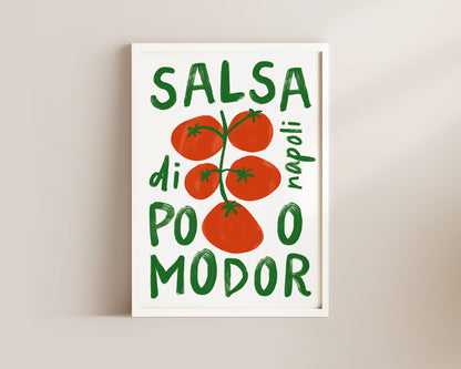 Salsa Art Wall Art Print