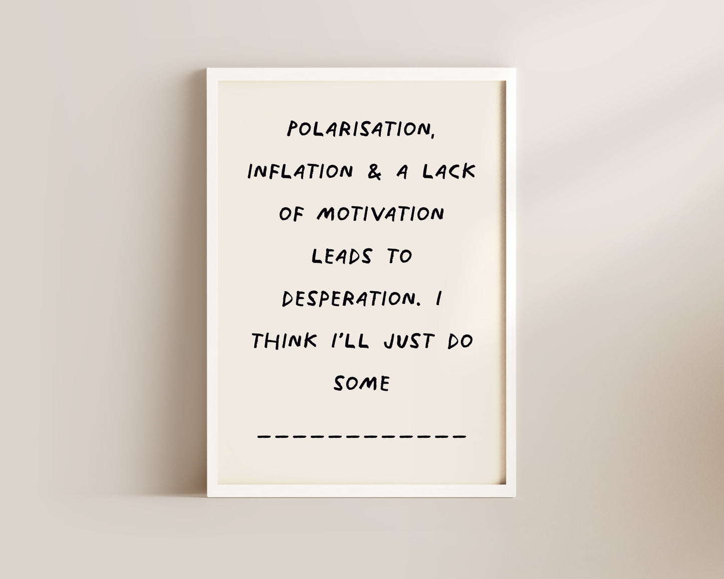 Polarisation & Inflation Print