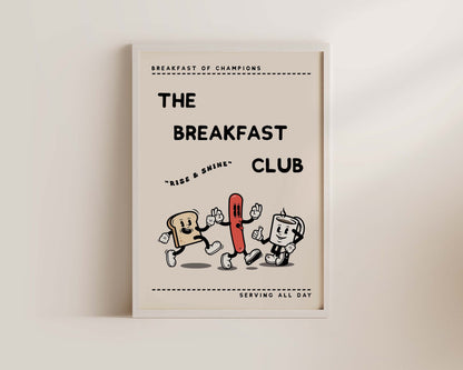 The Breakfast Club Wall Art Print