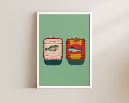 Sardines & Anchovies Art Wall Art Print