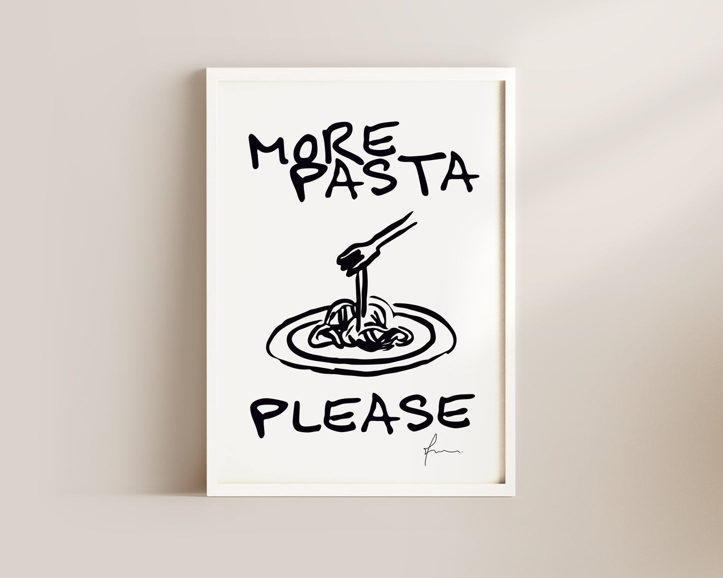 More Pasta Please Print