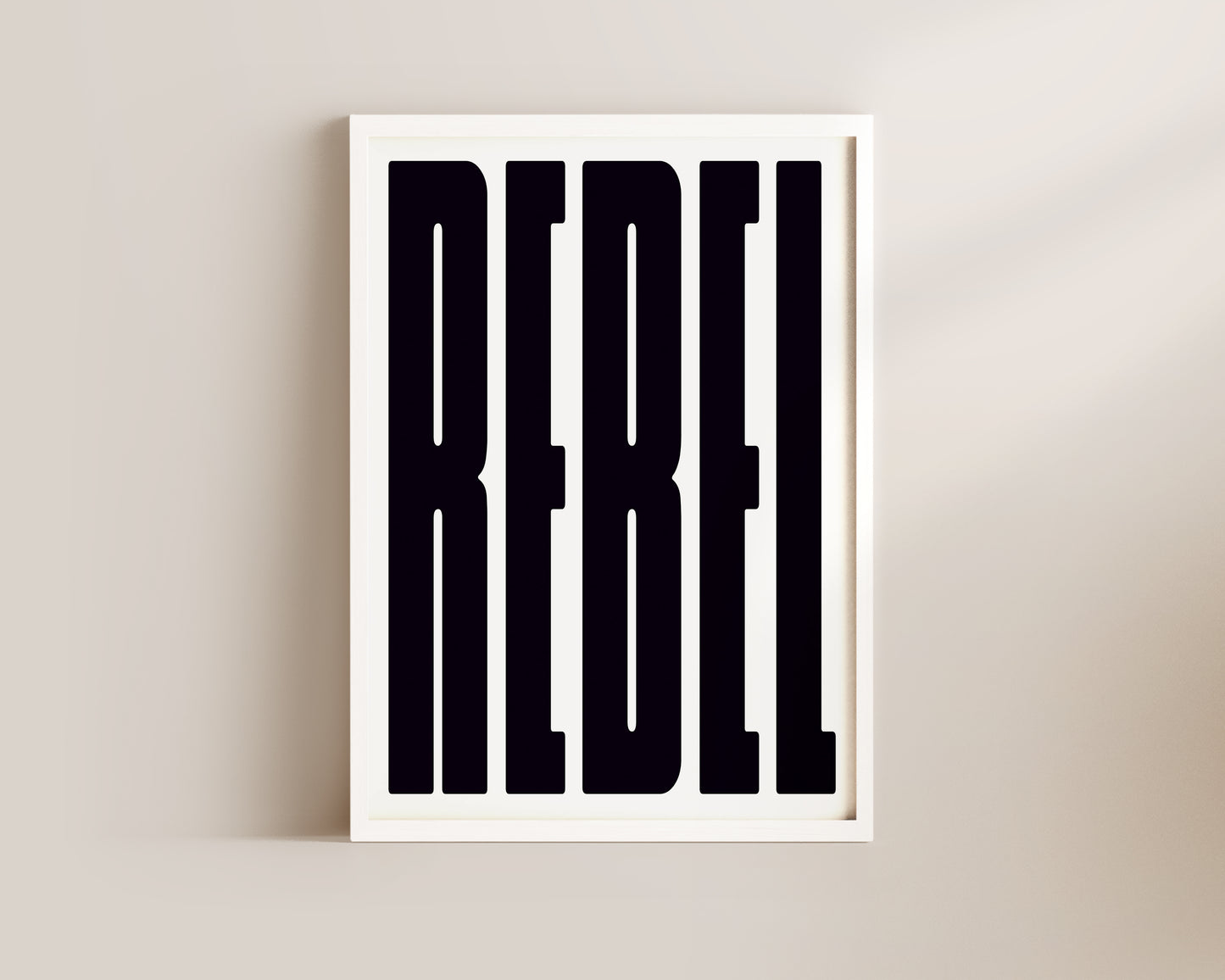 Rebel Art Print