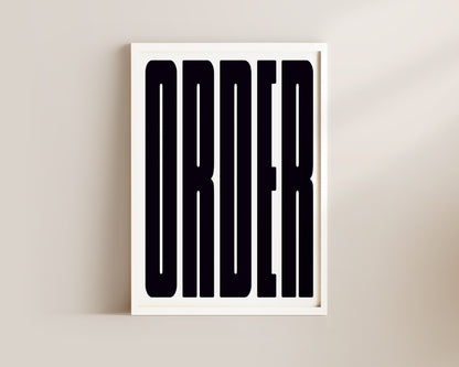 Order Art Wall Art Print