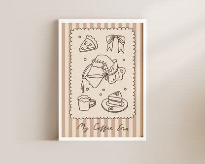 My Coffee Era Wall Art Print